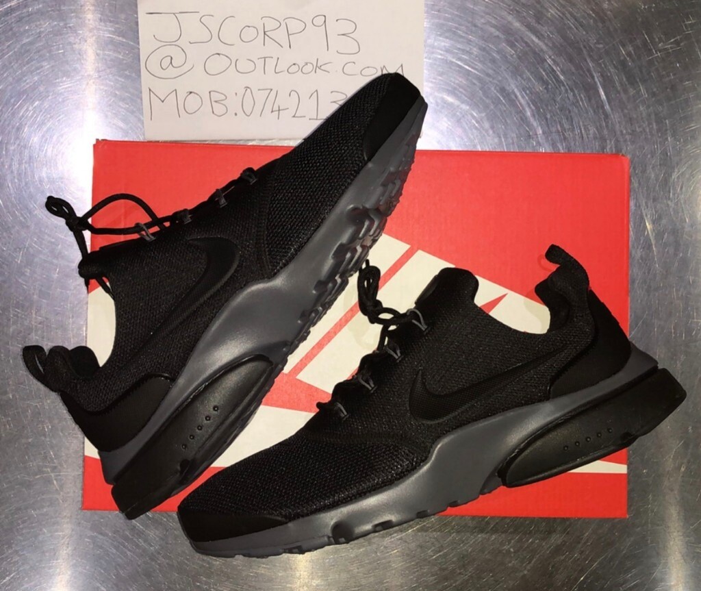 nike presto black size 8